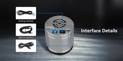 Caméra Mono SC432M IMX432 avec Obturateur Global pour Astrophotographie Solaire et Planétaire - SVBONY