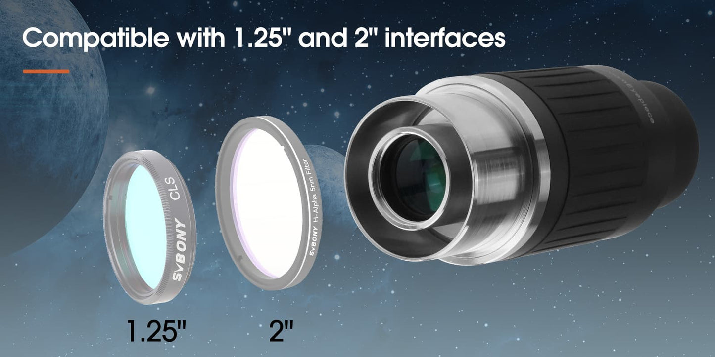 Eyepiece Zoom Aspherical Super SV230 8-20mm 57°-72° AFOV - SVBONY