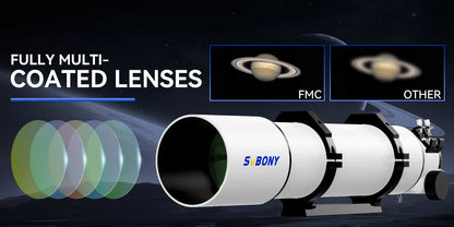 102mm Refractor Telescope with Dual Speed Focuser - SVBONY