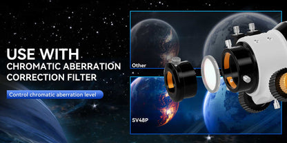 102mm Refractor Telescope with Dual Speed Focuser - SVBONY