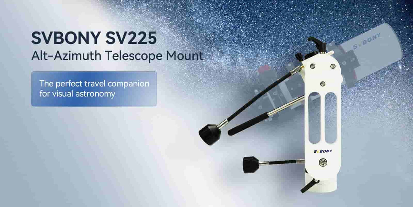 Support Télescope Alt-Azimuth SV225 à Angle Ajustable pour Astronomie Visuelle - SVBONY