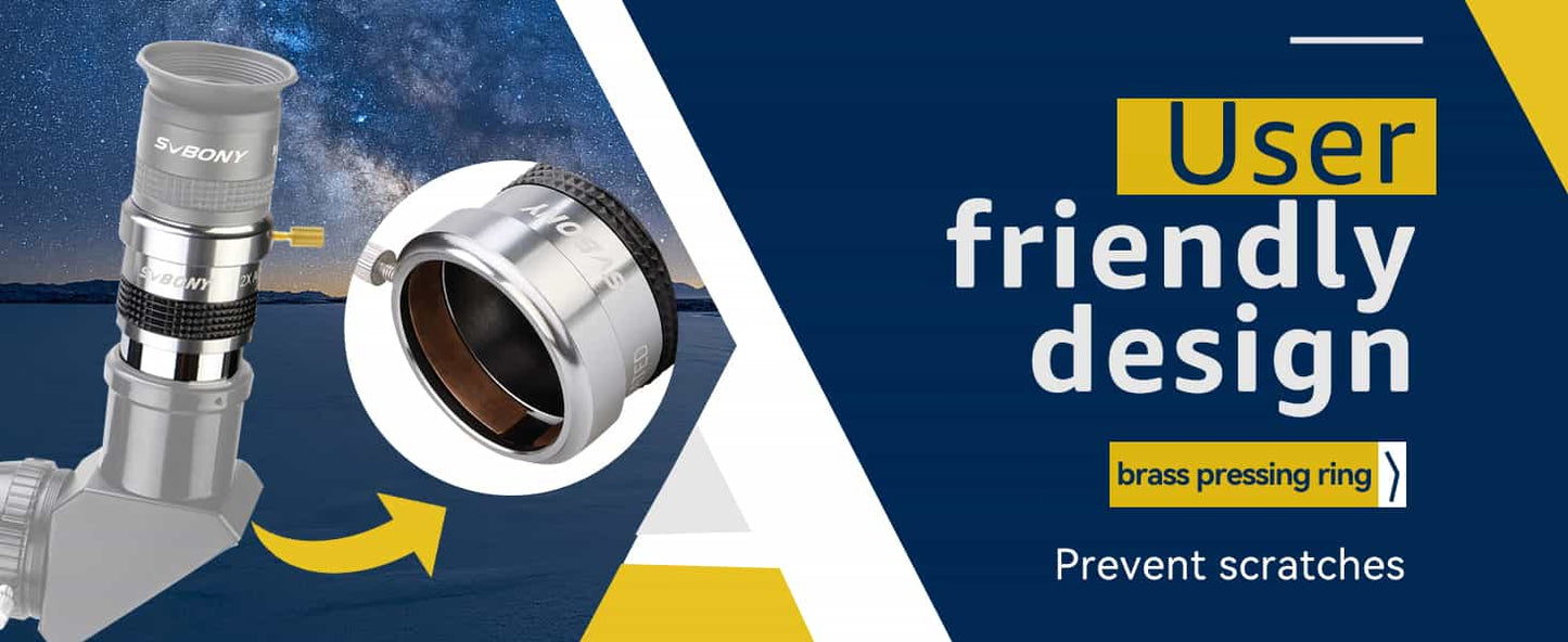 SV137 Barlow Lens 2x/3x 1.25 inches FMC - Telescope Accessory