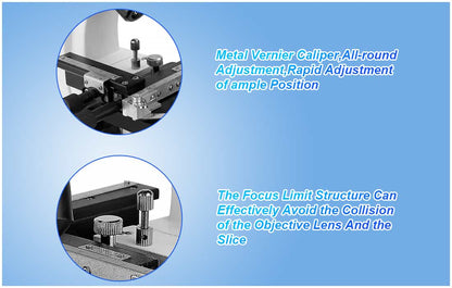 Microscope Biologique Binoculaire 80x-1600x avec Double Éclairage LED - SVBONY