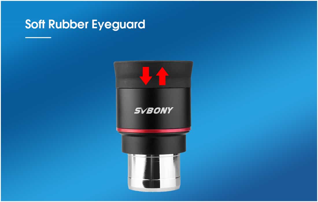 SVBONY SV207 Super wide angel Plossl Oculaire 1.25 pouce 8/15/25/30mm 50-Degree