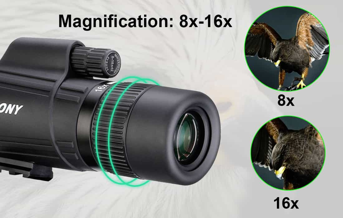 Monocular Zoom 8-16x42mm SVBONY SV302