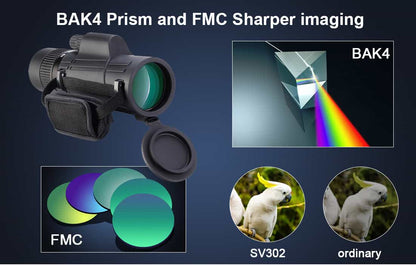 SVBONY SV302 8-16x42mm Zoom Monocular