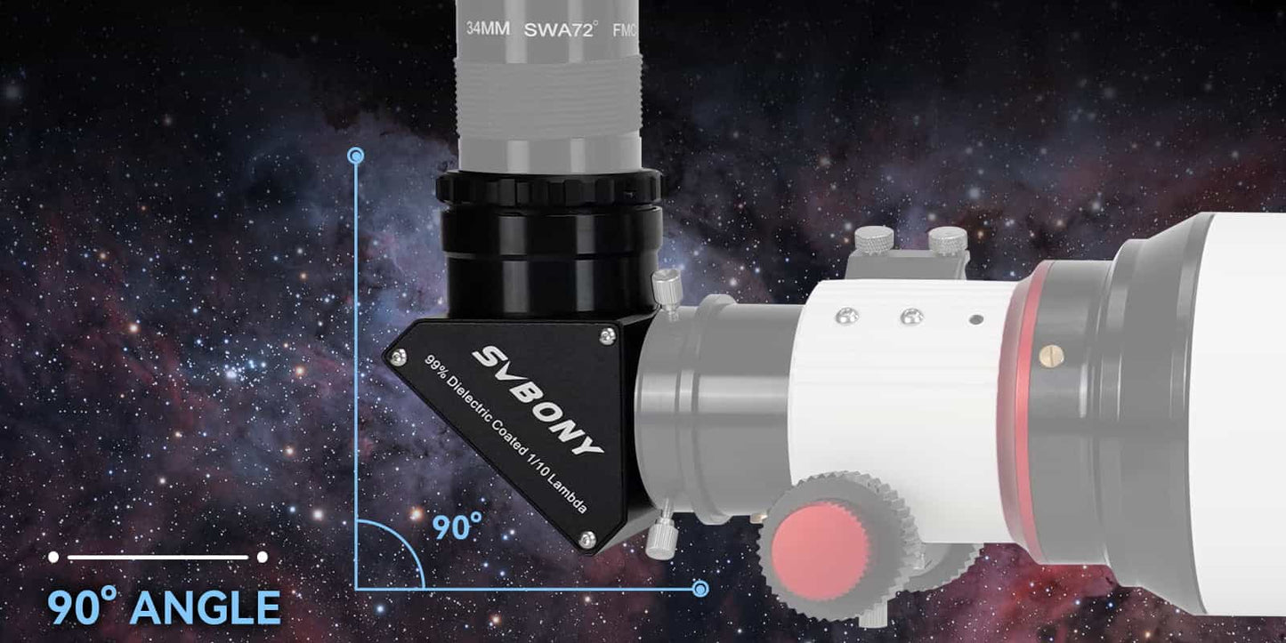 SVBONY SV223 - Moinho Diagonal a 90 Graus com Revestimento Dieletrico