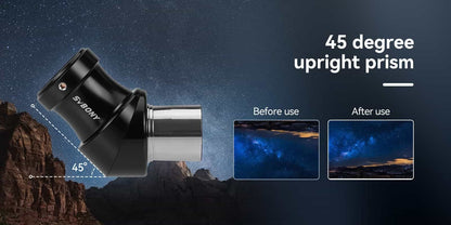 Morró Diagonal d'Imatge Corregida SV222 1,25 polzades amb FMC i Revestiment de Fase per Telescopi Refractor - SVBONY