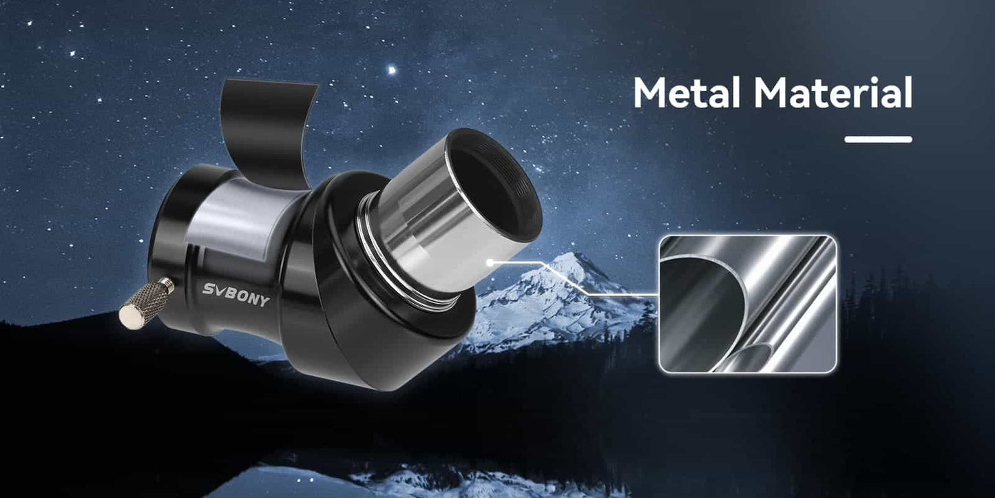 Morró Diagonal d'Imatge Corregida SV222 1,25 polzades amb FMC i Revestiment de Fase per Telescopi Refractor - SVBONY