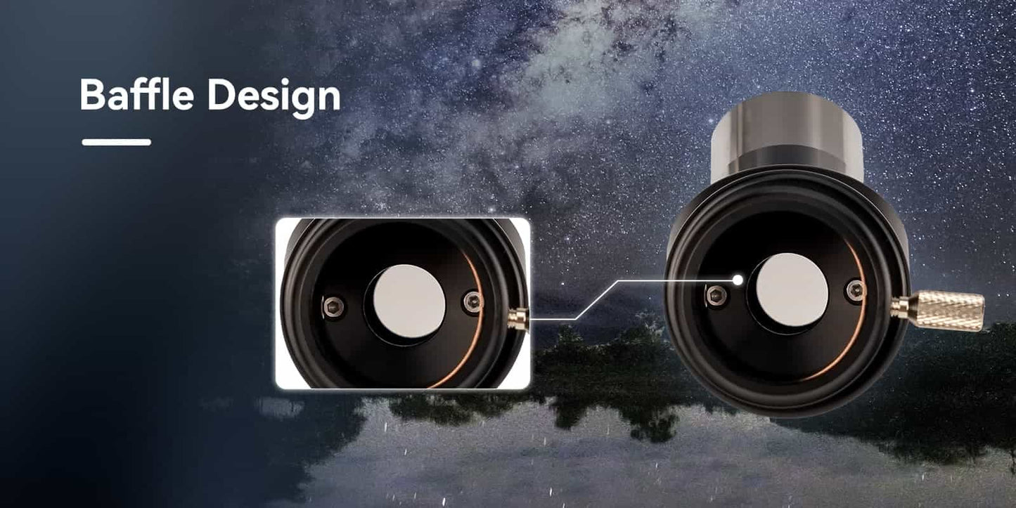 Morró Diagonal d'Imatge Corregida SV222 1,25 polzades amb FMC i Revestiment de Fase per Telescopi Refractor - SVBONY