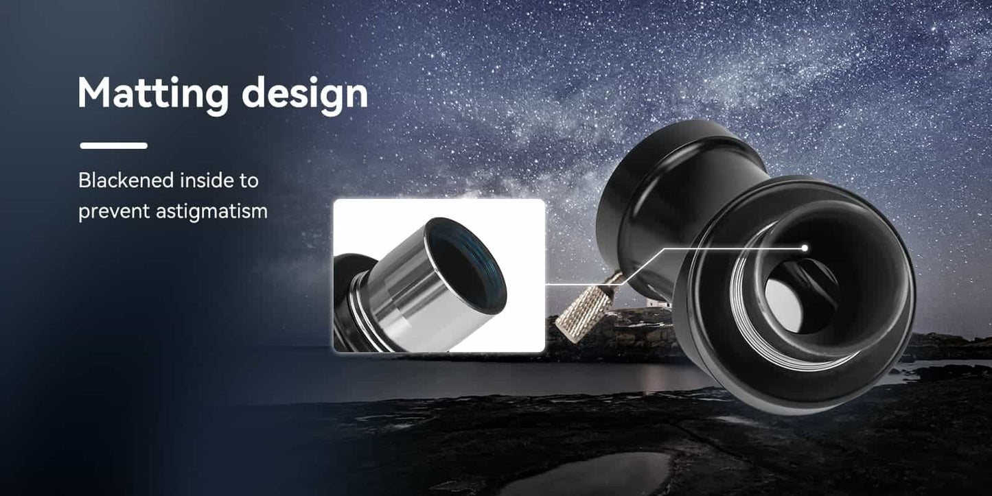 Morró Diagonal d'Imatge Corregida SV222 1,25 polzades amb FMC i Revestiment de Fase per Telescopi Refractor - SVBONY