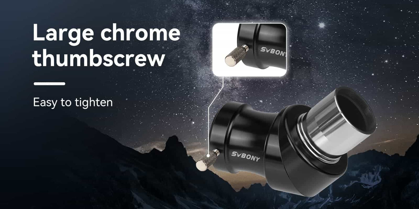 Morró Diagonal d'Imatge Corregida SV222 1,25 polzades amb FMC i Revestiment de Fase per Telescopi Refractor - SVBONY