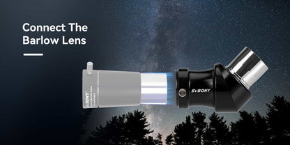 Morró Diagonal d'Imatge Corregida SV222 1,25 polzades amb FMC i Revestiment de Fase per Telescopi Refractor - SVBONY