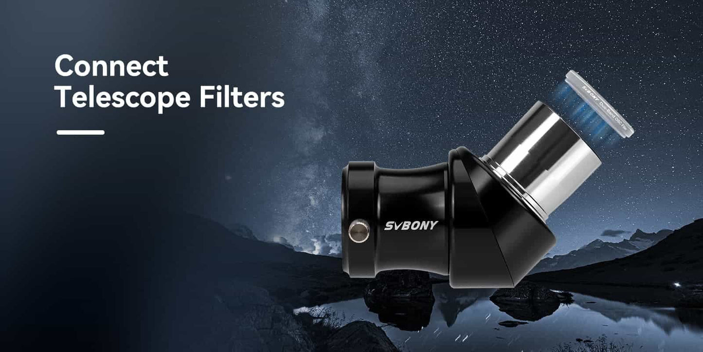 Morró Diagonal d'Imatge Corregida SV222 1,25 polzades amb FMC i Revestiment de Fase per Telescopi Refractor - SVBONY