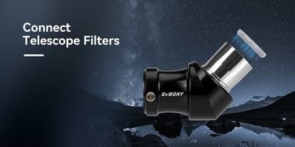 Morró Diagonal d'Imatge Corregida SV222 1,25 polzades amb FMC i Revestiment de Fase per Telescopi Refractor - SVBONY