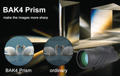 Monoculaire SV32 avec Prisme BAK-4, Étanche et Anti-buée - Idéal pour la Chasse et l'Observation en Extérieur