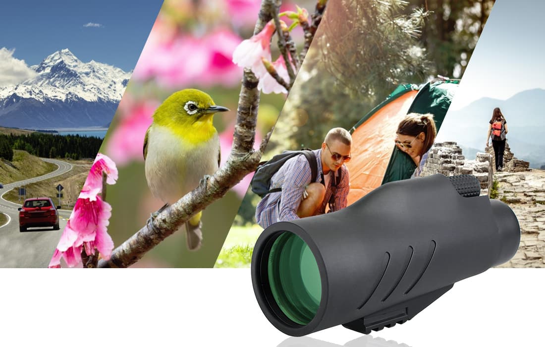 Monocular SV32 con prisma BAK-4, resistente al agua y a prueba de niebla, ideal para caza y observación al aire libre