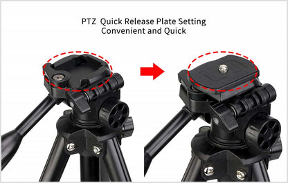 SVBONY SV101P Aluminum Travel Tripod - SVBONY