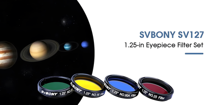 LRGB Filter Set 1.25 Inches for Planetary Observation - SVBONY
