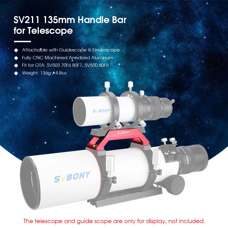 Poignée de Télescope SV211 135 mm pour SV550 80APO & SV503 80ED - SVBONY