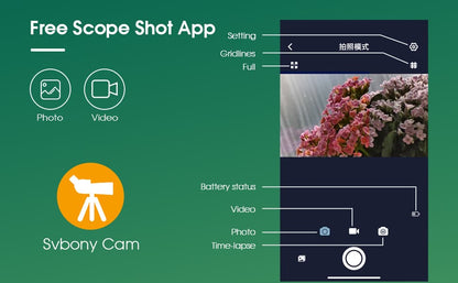 SC001 Wifi Camera for Telescope and Rifle Scope - SVBONY