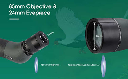 Telescope APO 20-60x85 - Reconditionné - Svbony