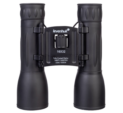 Jumelles compactes 16x32 BK-7 pour voyage - Levenhuk
