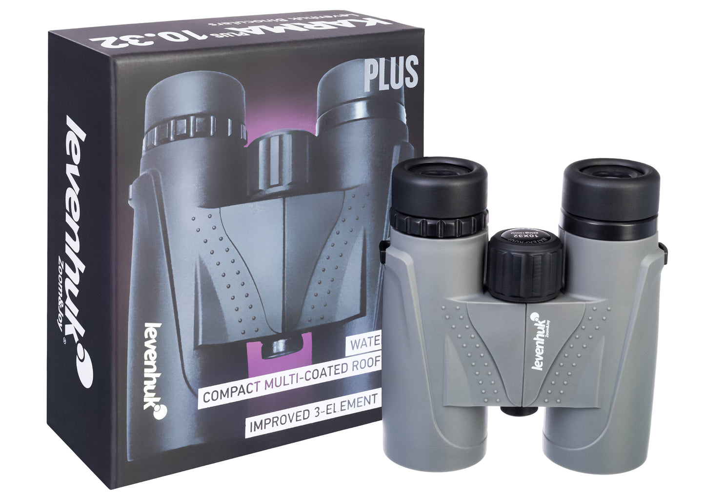 Jumelles compactes étanches 10x32 Karma PLUS - Levenhuk