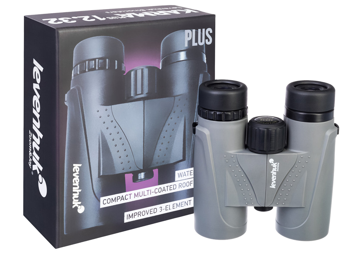Jumelles 12x32 Prisme en Toit Étanches - Compactes pour Voyages et Observation Levenhuk
