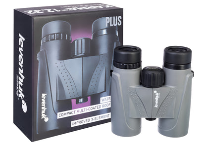Jumelles 12x32 Prisme en Toit Étanches - Compactes pour Voyages et Observation Levenhuk