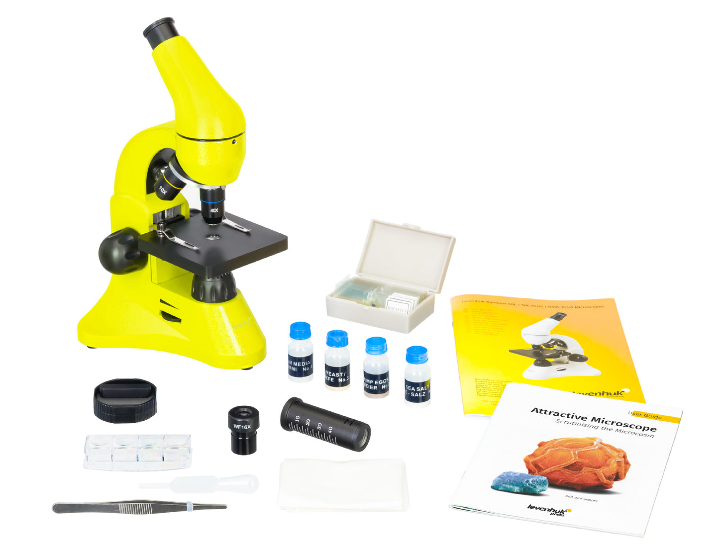 Microscope pour la biologie Rainbow 50L PLUS 64–1280x Levenhuk