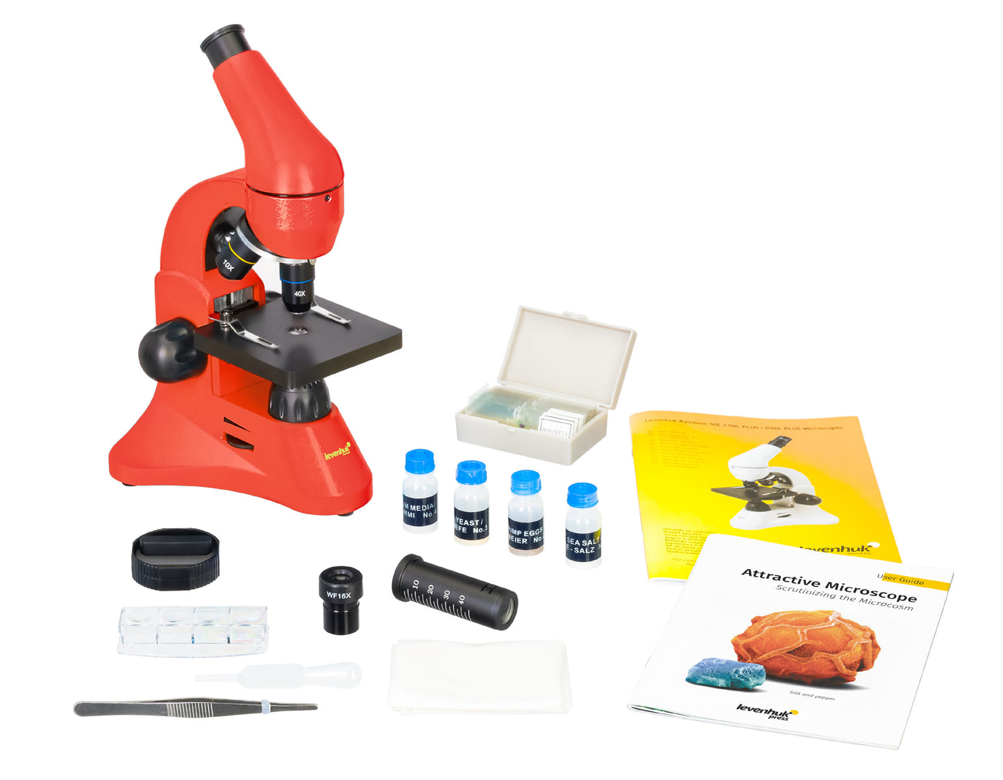 Microscope pour la biologie Rainbow 50L PLUS 64–1280x Levenhuk