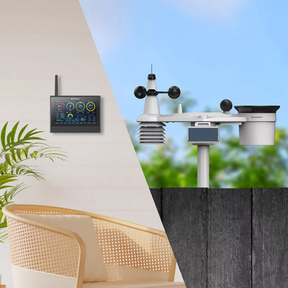 Weather Center, HD WIFI 9-in-1 Heat Stress Index