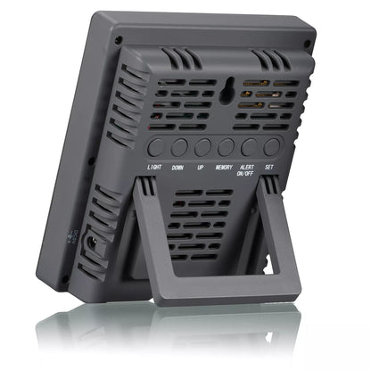 Moniteur de qualité de l'air CO2 Smile gris