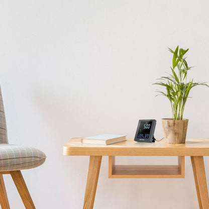 Moniteur de qualité de l'air CO2 Smile gris