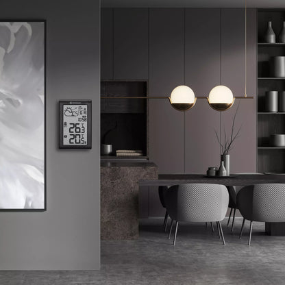 Stoties meteorologijos Meteo Temp W su DCF radijo signalu