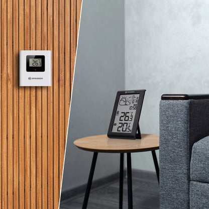 Stoties meteorologijos Meteo Temp W su DCF radijo signalu