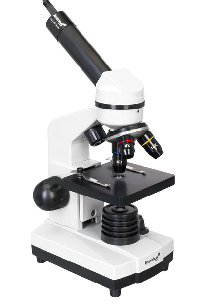 Microscope numérique 40x–400x avec caméra 0,3 Mpx Moonstone – Levenhuk Rainbow D2L
