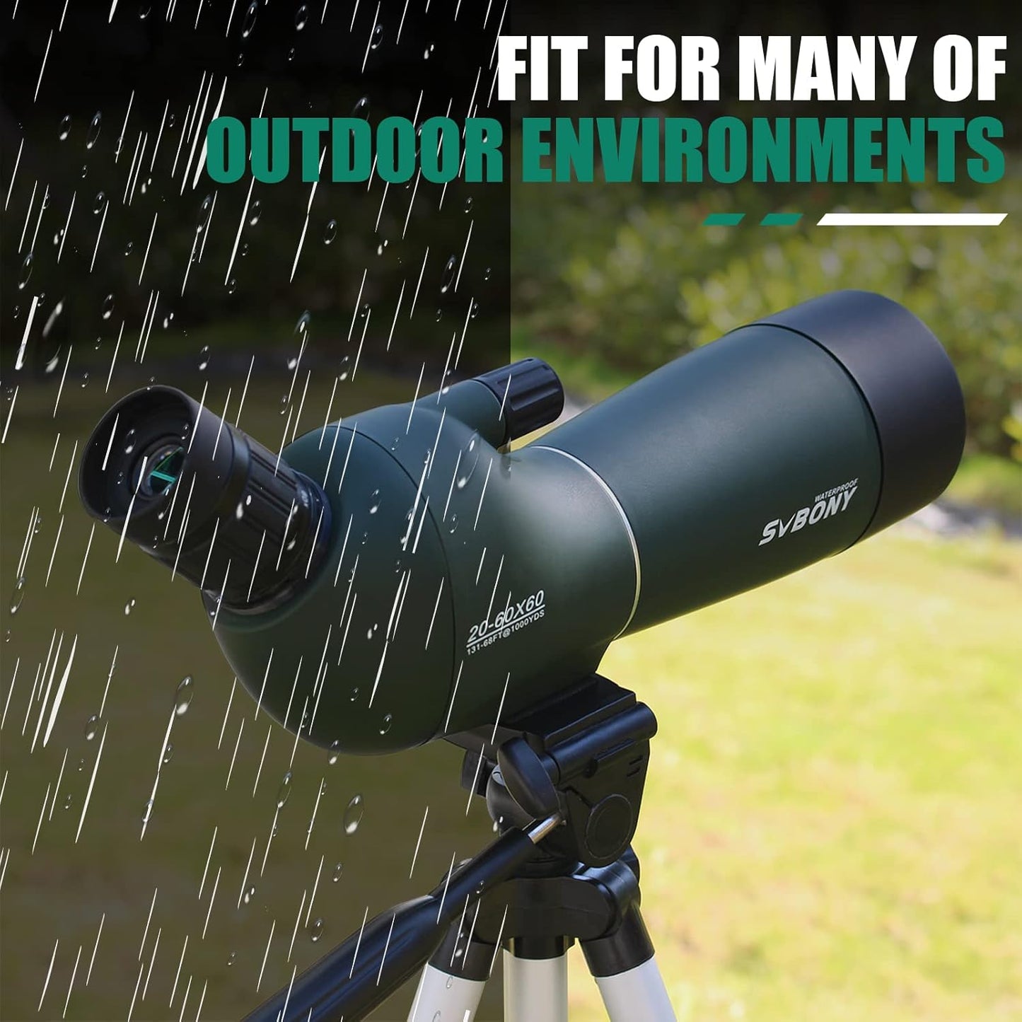 SVBONY SV28 Spotting Scopes - Angled and Straight Models with Variable Magnification Options