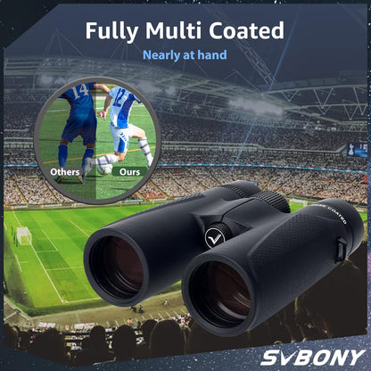 SV202 Binoculares de Alto Rendimiento con Cristales ED y Prisma BaK-4 - Modelos 8x32, 10x42, 10x50 - SVBONY