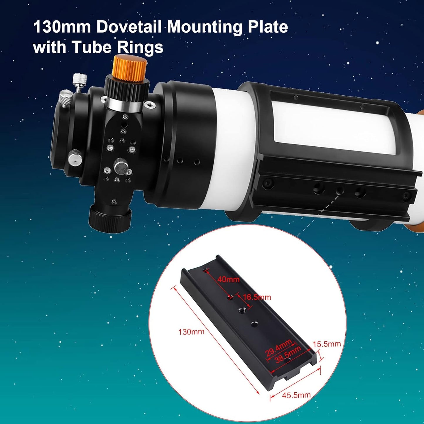 Télescope Astronomique SV48P 90mm f/5,5 avec Objectif ED et Focuser Double Vitesse