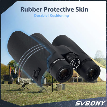 SV202 High Performance Binoculars with ED Glass and BaK-4 Prism - 8x32, 10x42, 10x50 Models - SVBONY