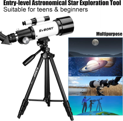 Télescope SVBONY SV501P pour Observation Terrestre et Céleste - Astronomy Store