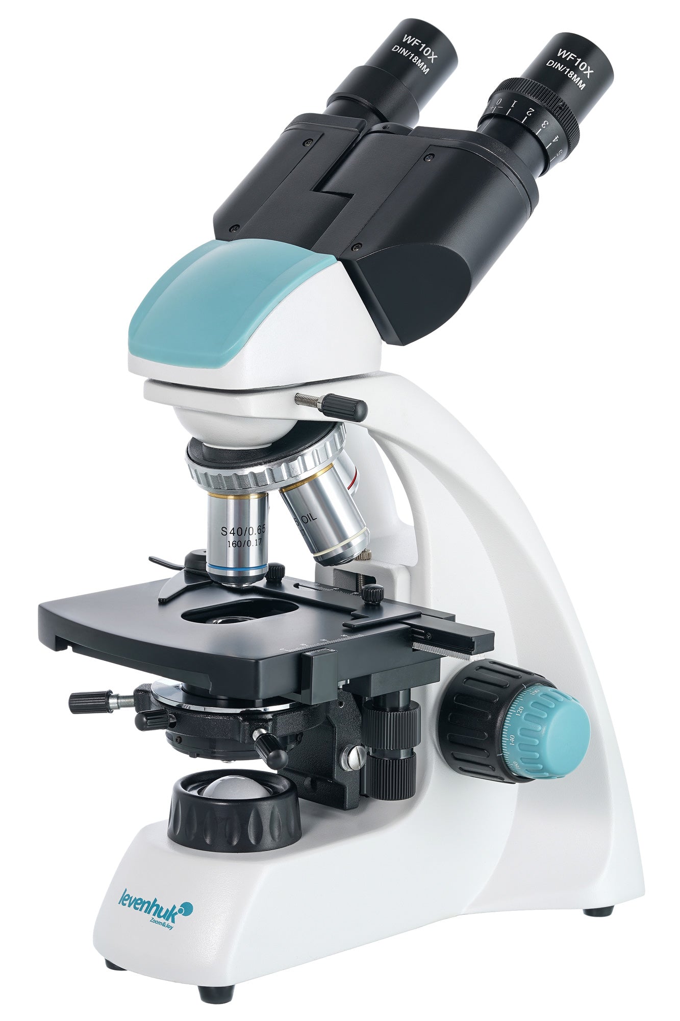 Microscope binoculaire de laboratoire 40x–1000x Levenhuk 400B