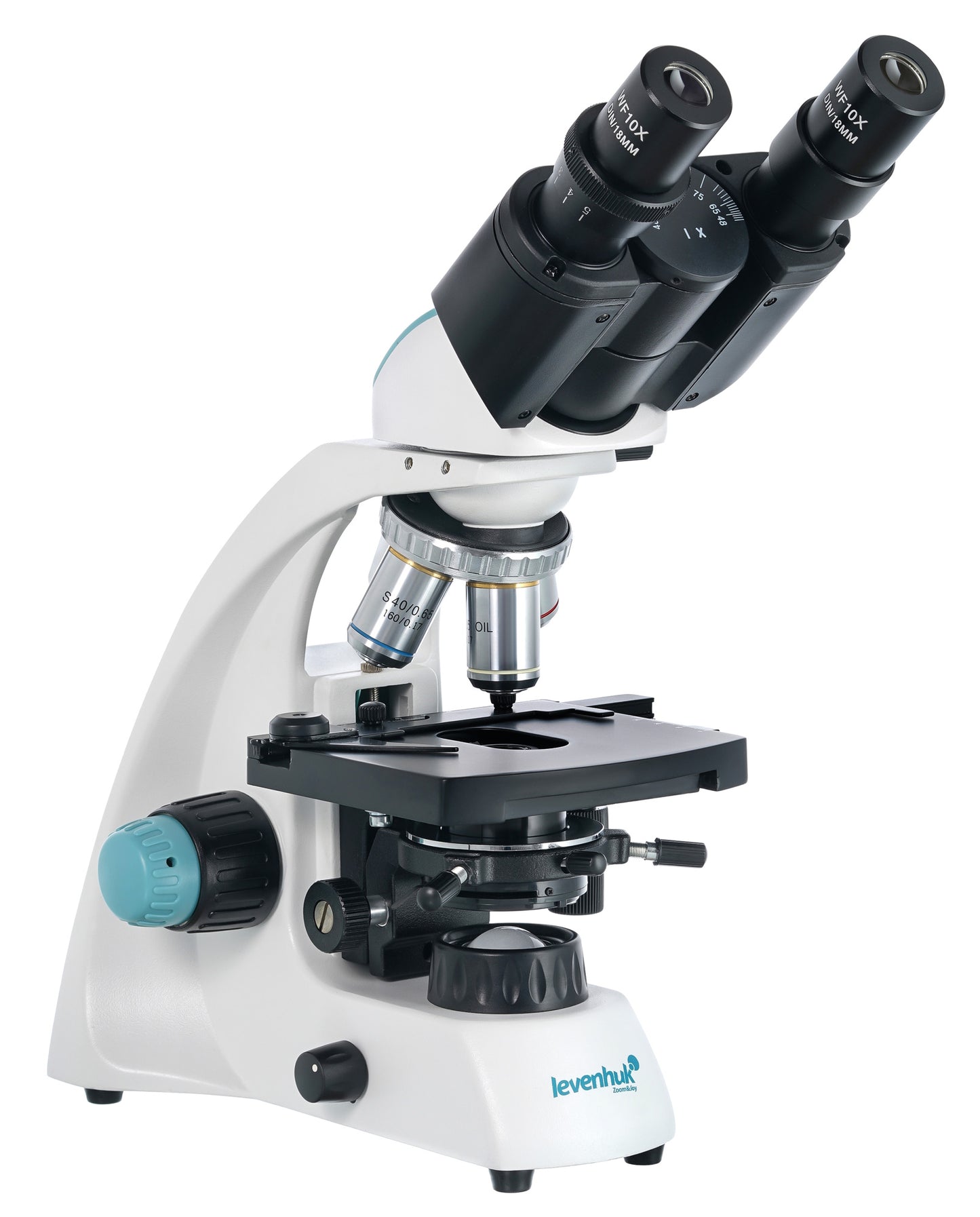 Microscope binoculaire de laboratoire 40x–1000x Levenhuk 400B