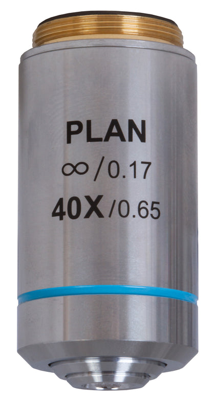 Objectif de microscope plan achromatique infini 40x - Levenhuk