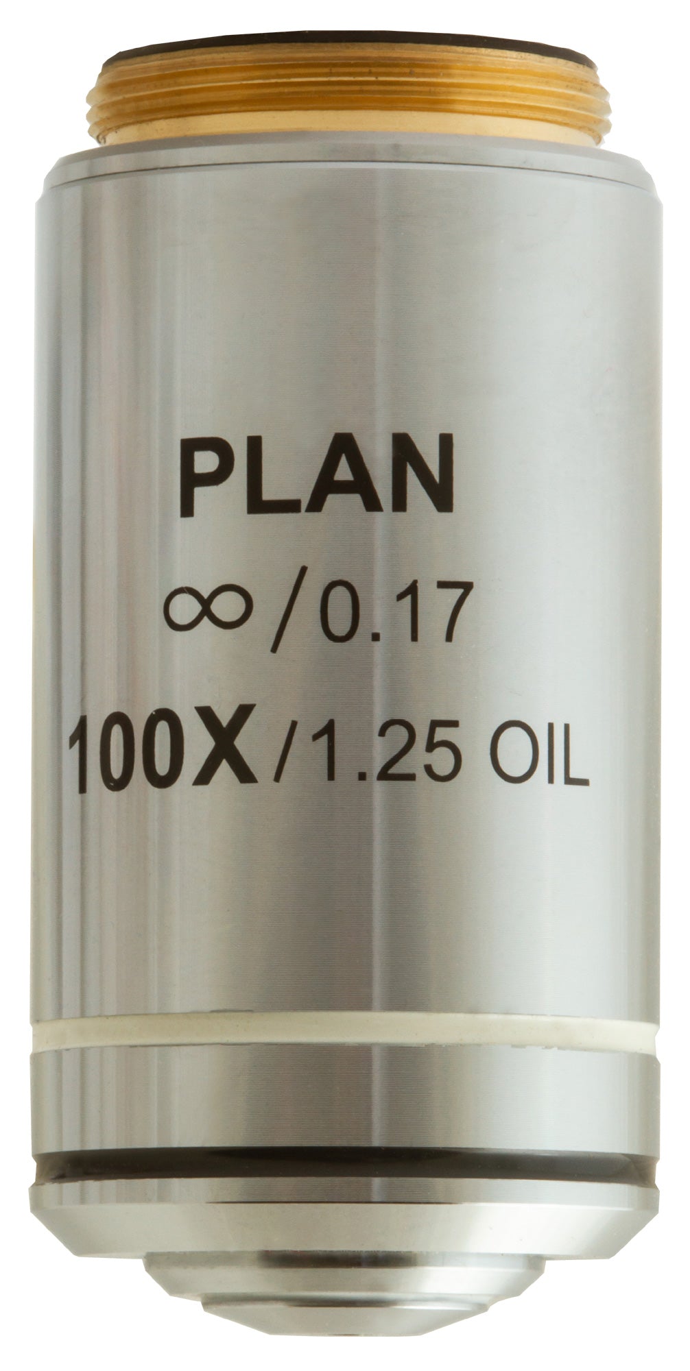 Objectif plan achromatique infini 100x à immersion Levenhuk MED