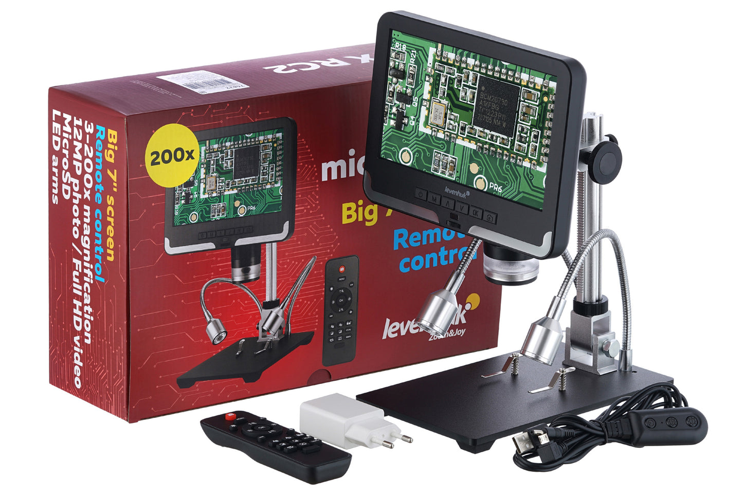 Microscope numérique télécommandé Levenhuk DTX RC2