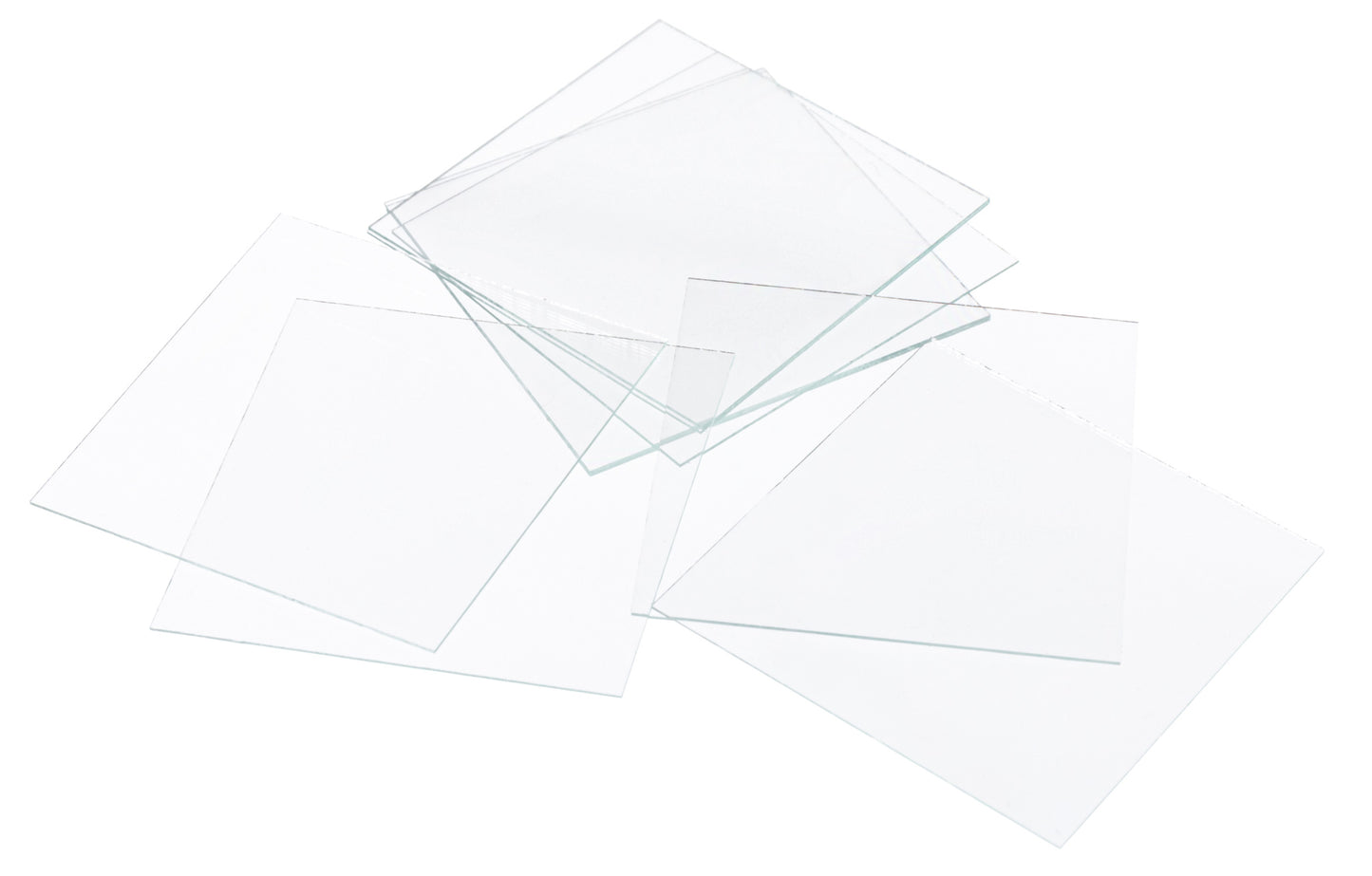 Lamelles couvre-objets 24 x 24 mm, lot de 100 pièces Levenhuk