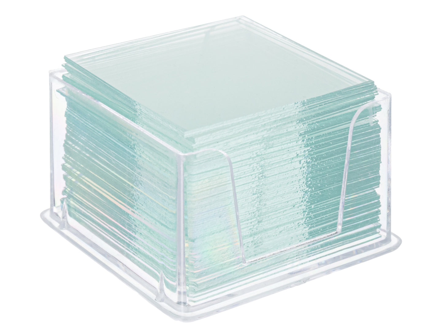 Lamelles couvre-objets 24 x 24 mm, lot de 100 pièces Levenhuk